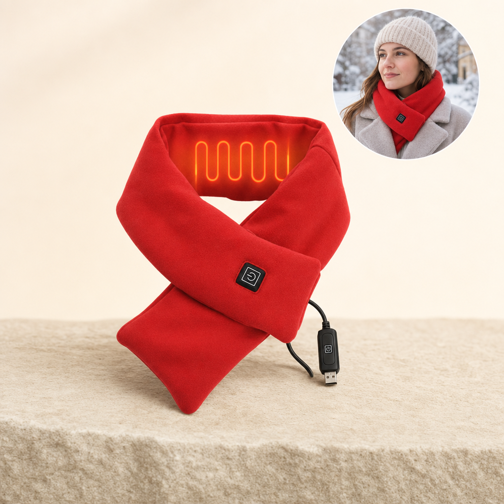 Emberon heated neck warmer red - listing