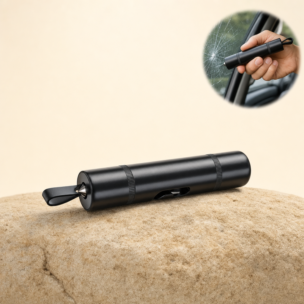 Rescora black car emergency tool product listing