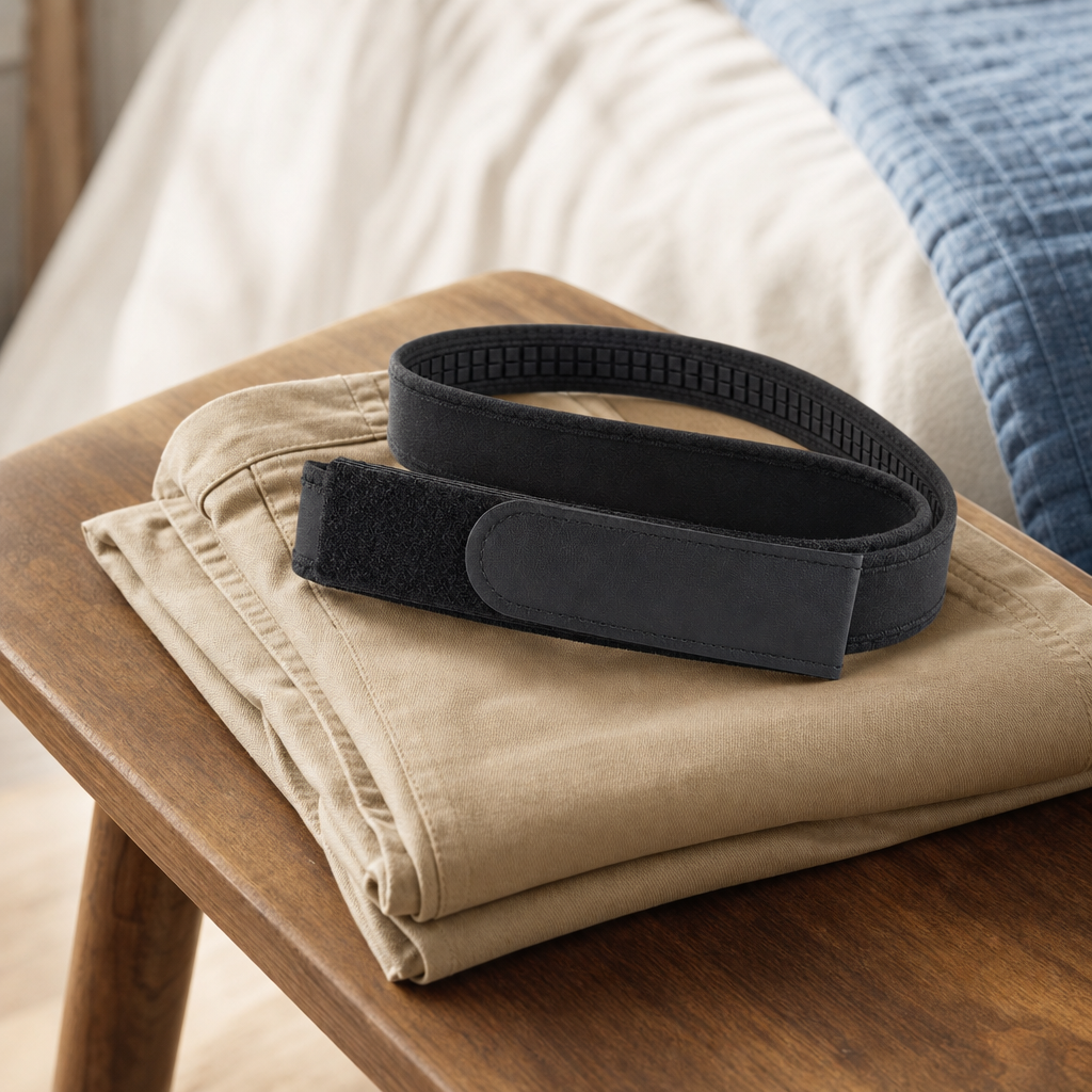 Clypta belt detail on chinos