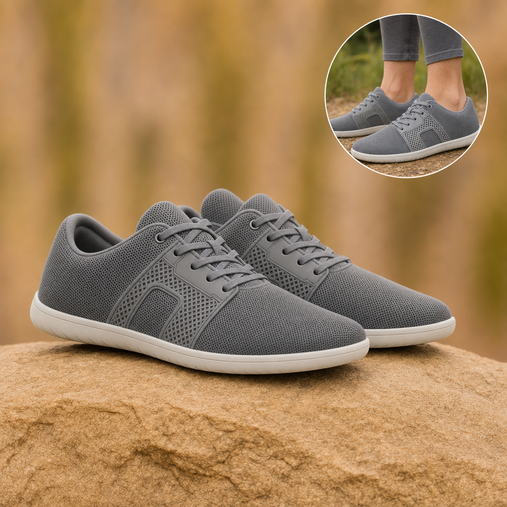 Stridon barefoot sneakers in grey