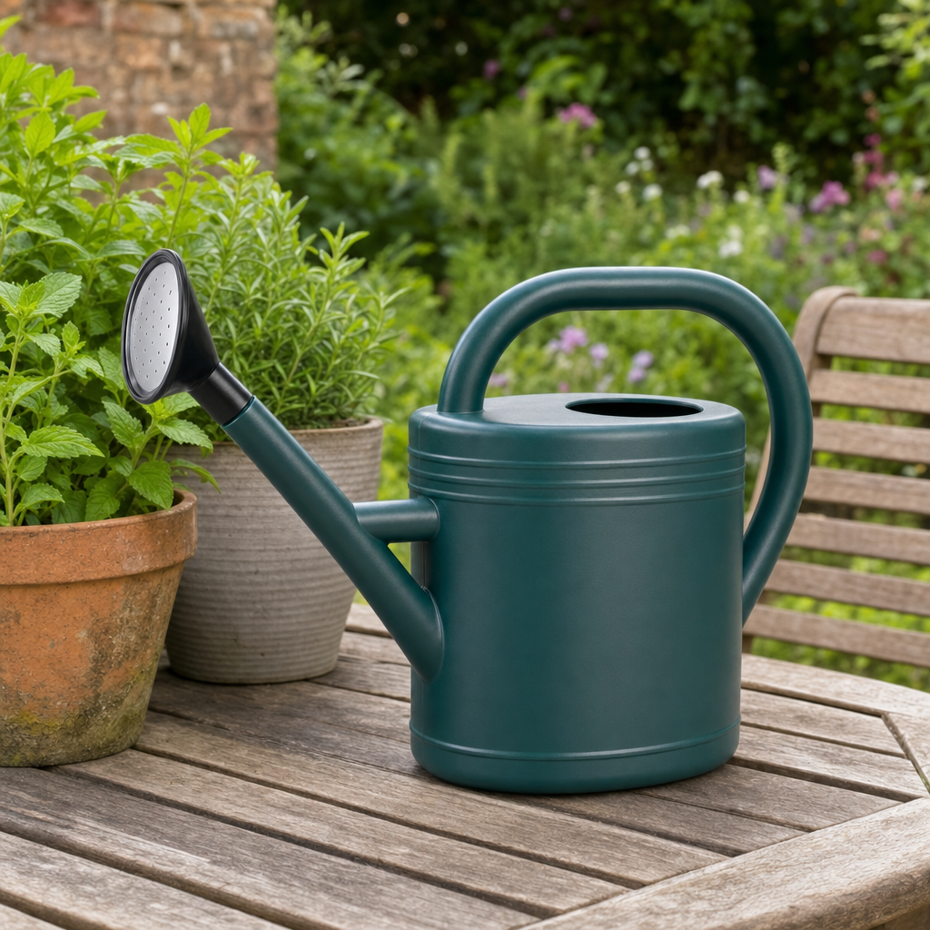 Verdora watering can in garden
