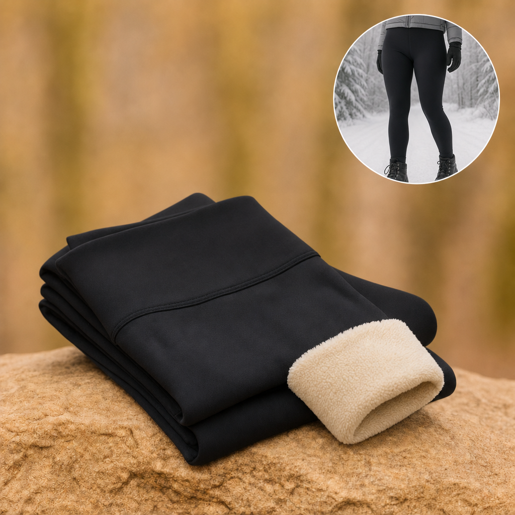 Cosyra thermal leggings in Black