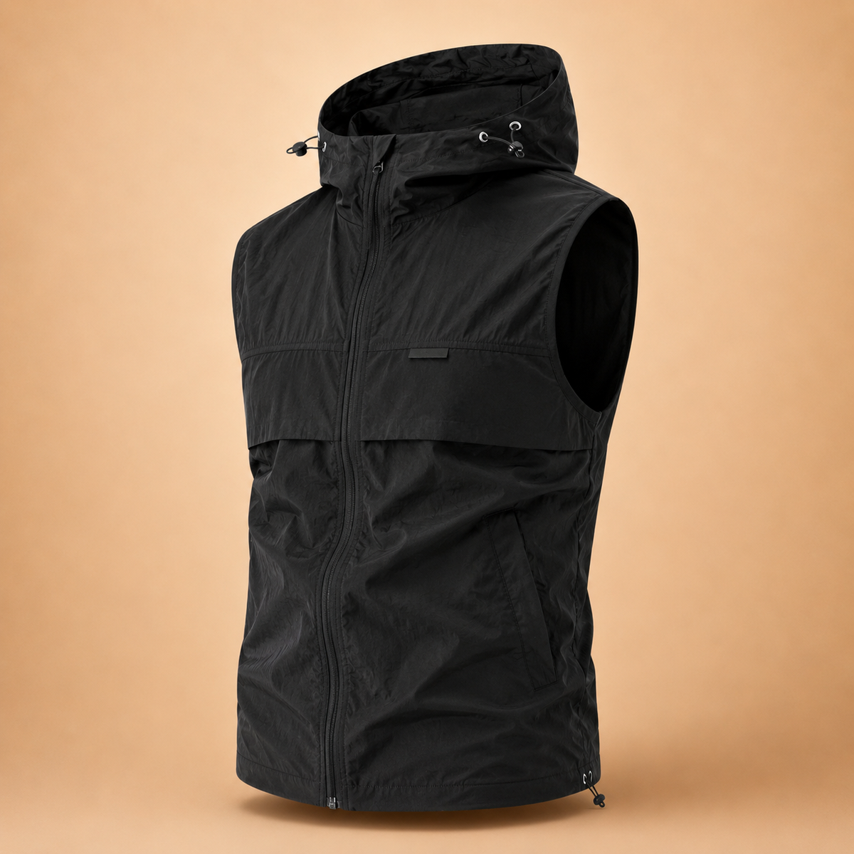 Windova – Hooded Sleeveless Gilet with Windproof Shell & Adjustable Hood for Hiking & Fishing