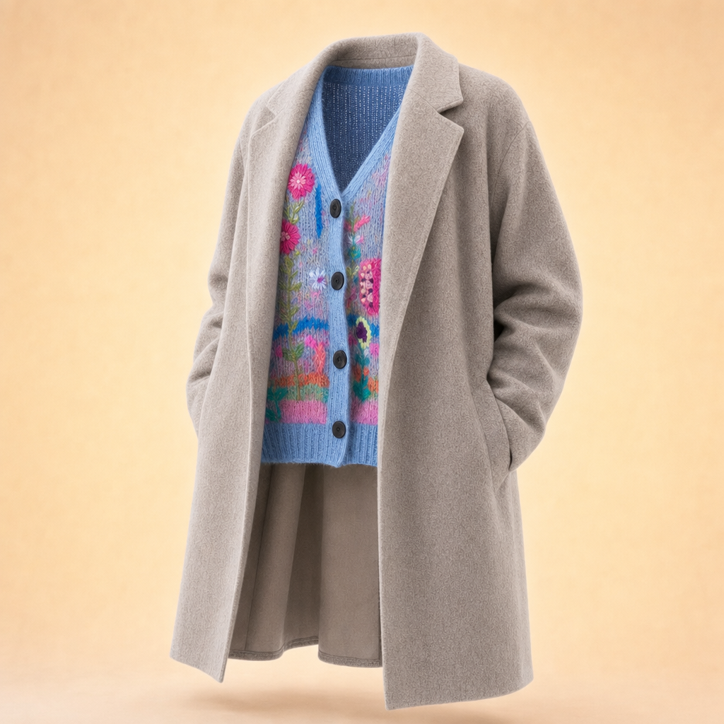 A soft knit that layers without the bulk
