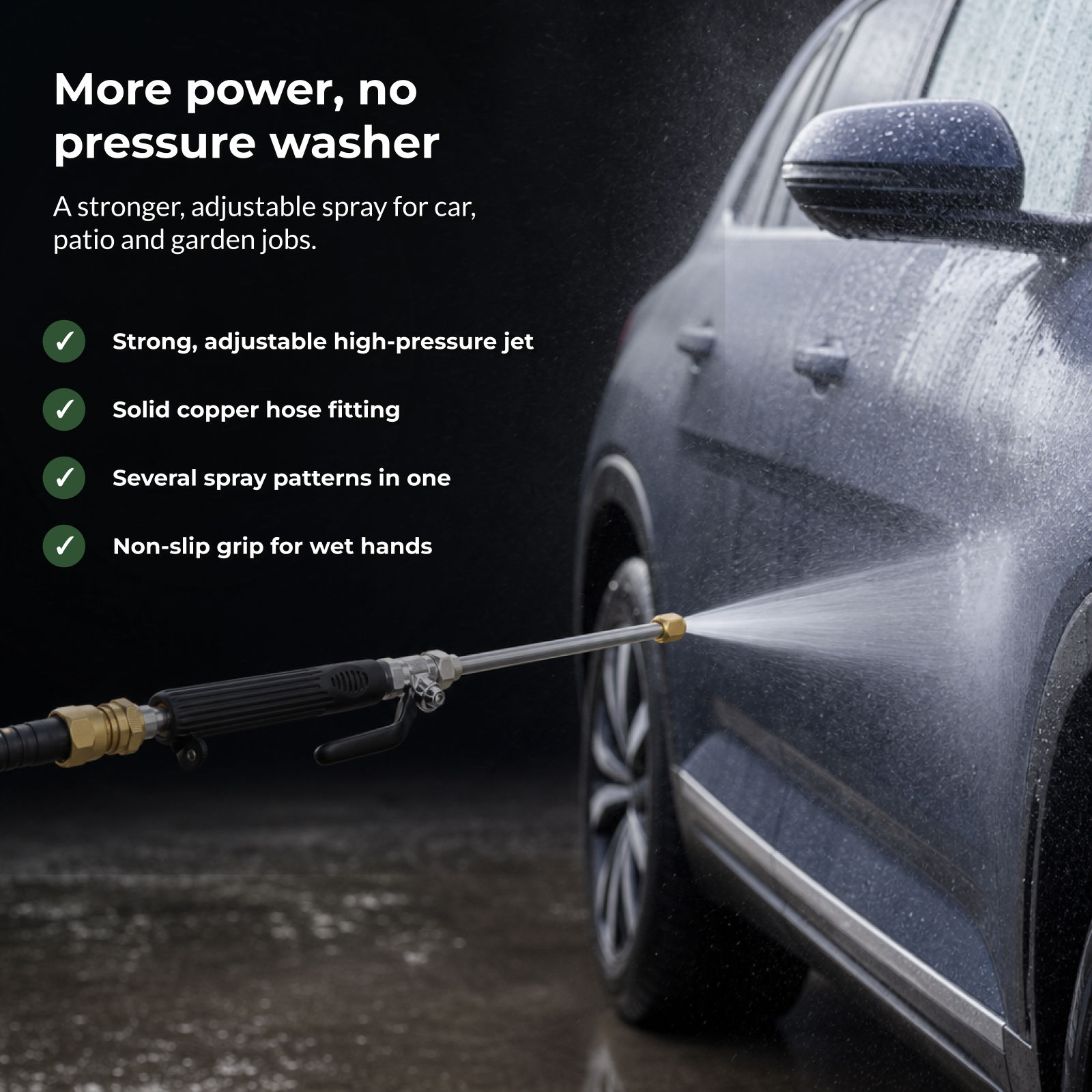 Torrix benefits: more power, no pressure washer