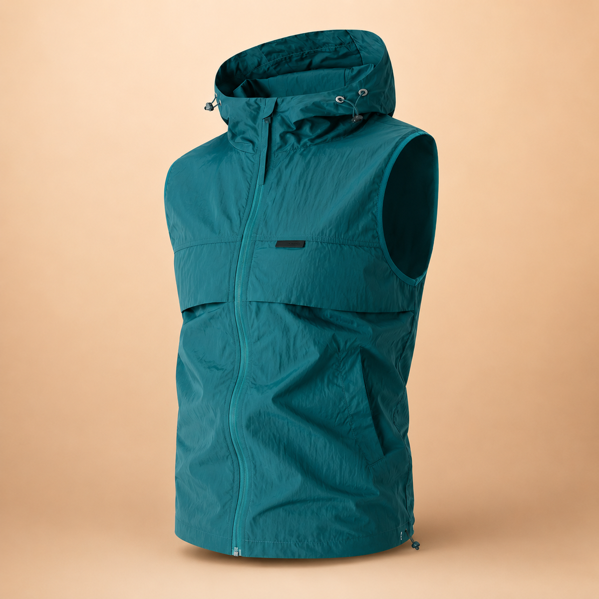 Windova – Hooded Sleeveless Gilet with Windproof Shell & Adjustable Hood for Hiking & Fishing