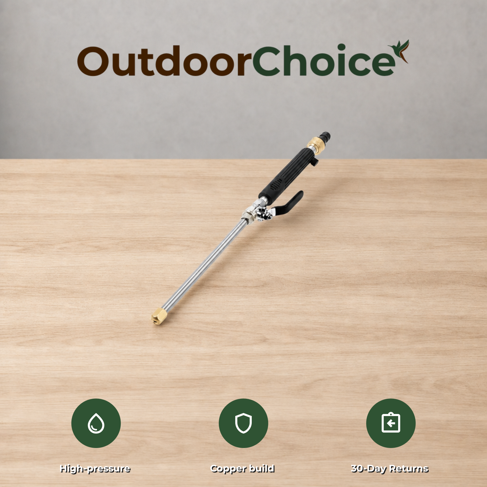 OutdoorChoice Torrix: high-pressure, copper build, 30-day returns