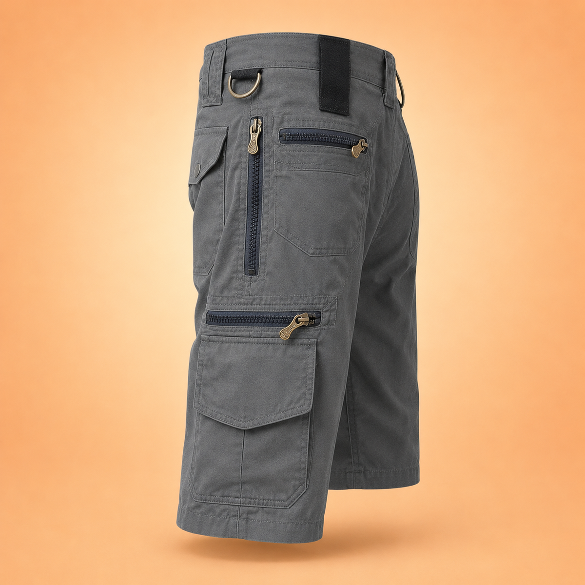 Roamova – Men's Outdoor Cargo Shorts with Zipped Pockets & Quick-Dry Fabric for Hiking & Fishing