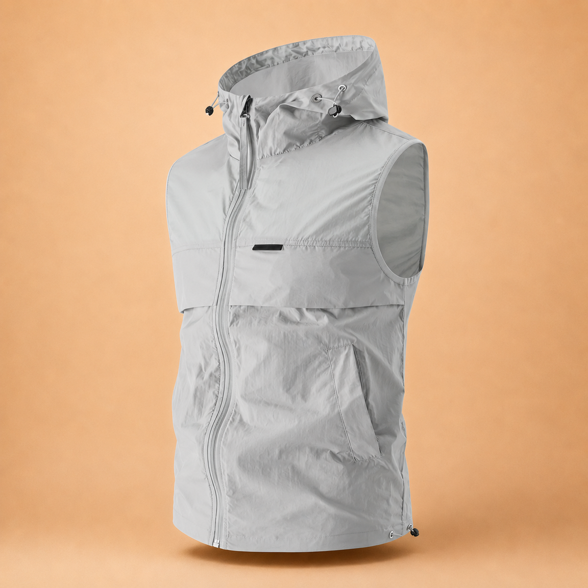 Windova – Hooded Sleeveless Gilet with Windproof Shell & Adjustable Hood for Hiking & Fishing