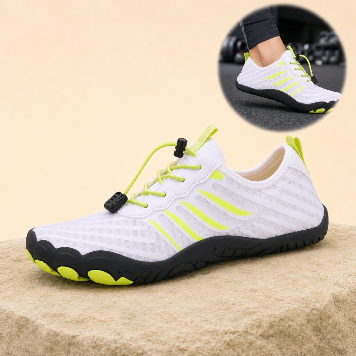 Groundix – Barefoot Gym Trainers with Ultra-Flexible Sole, Wide Toe Box & Breathable Mesh