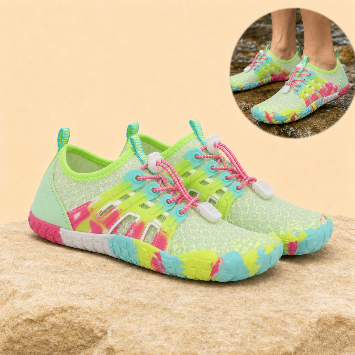 Baresol – Barefoot Water Shoes with Wide-Fit Zero-Drop Sole & Quick-Dry Grip