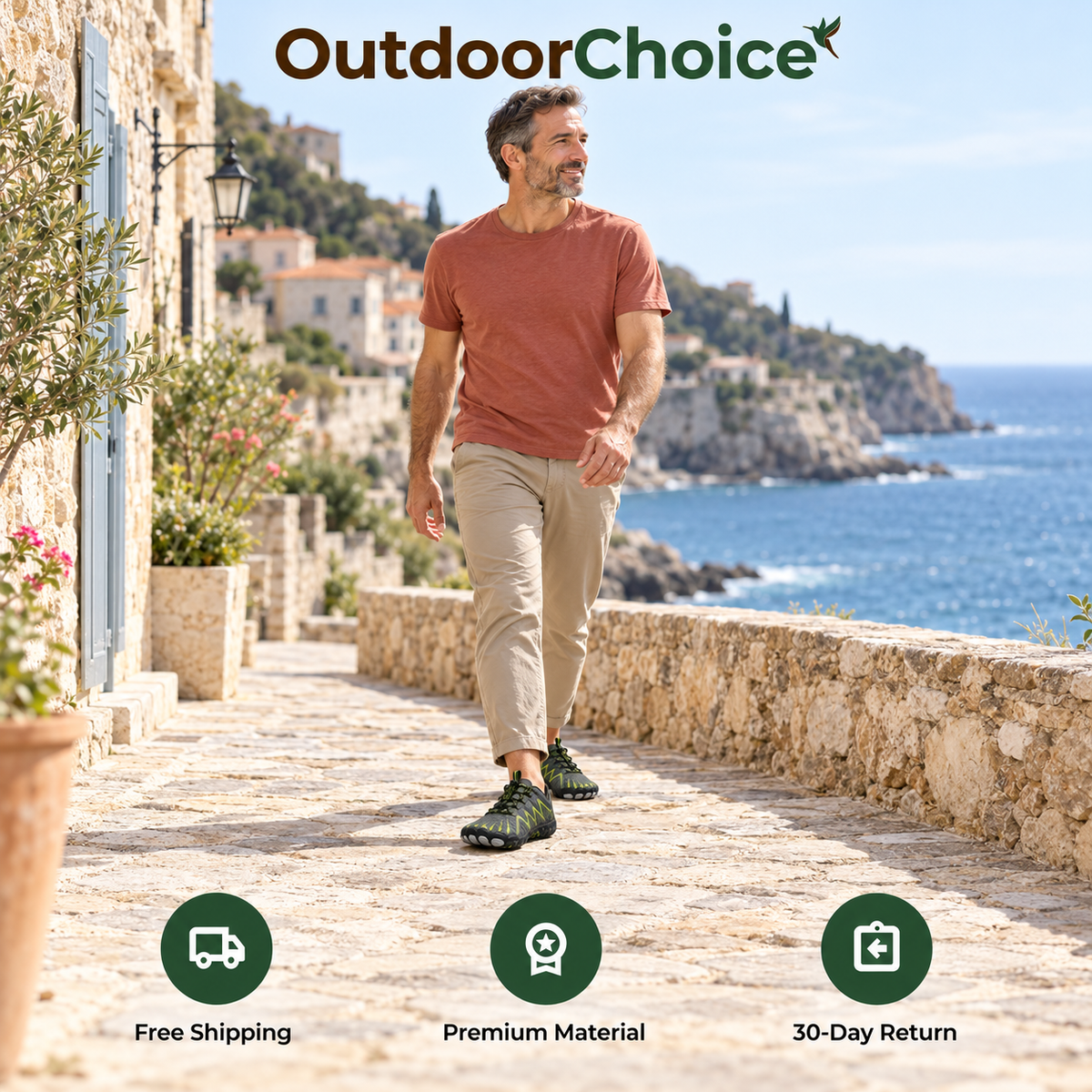 Fieldway – Barefoot Walking Shoes | Non-Slip Wide Fit | Outdoor Comfort
