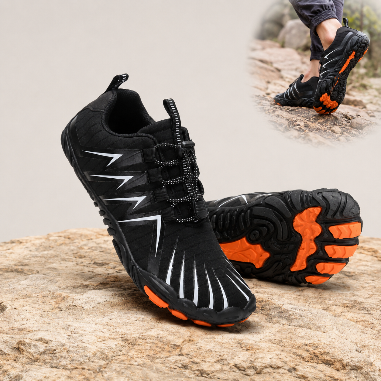 Fieldway – Barefoot Walking Shoes | Non-Slip Wide Fit | Outdoor Comfort