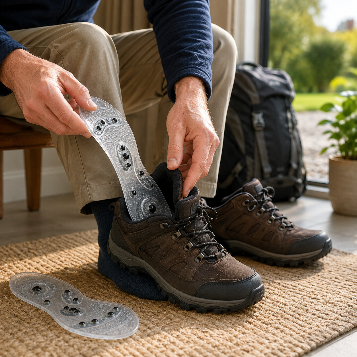 WalkHaven – Magnetic Insoles | Reflexology Arch Support | Walking Comfort