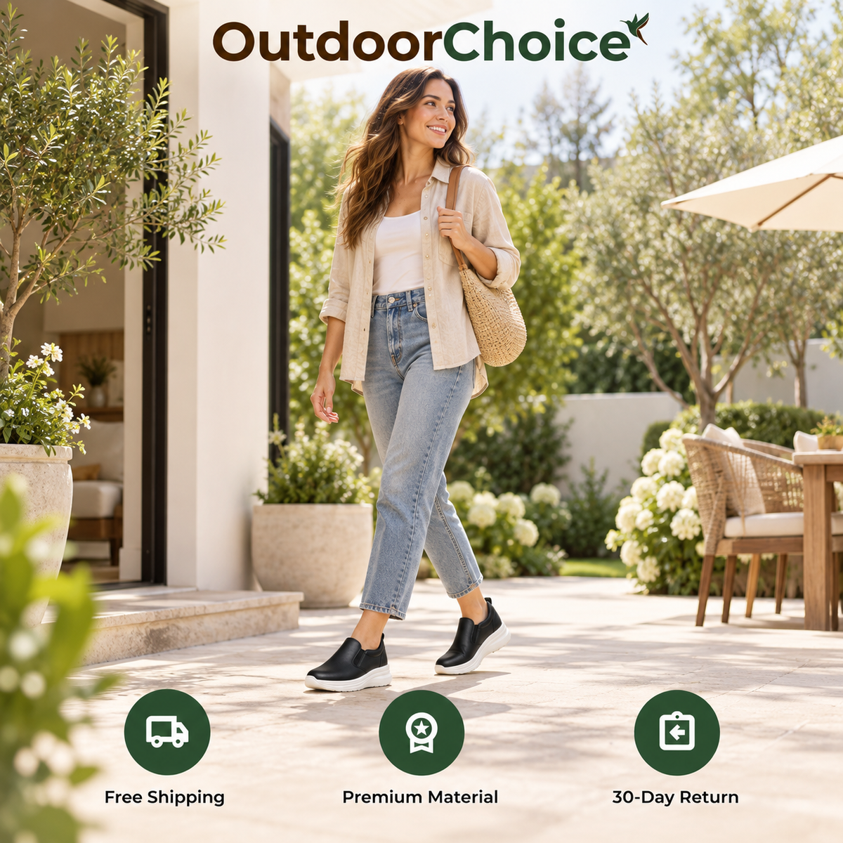 Glidova – Orthopaedic Slip-On Sneakers with Wide Toe Box, Cushioned EVA Sole & Breathable Leather