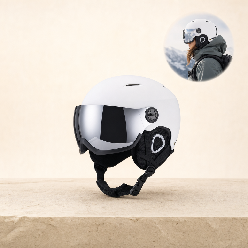 Glacix ski helmet in White