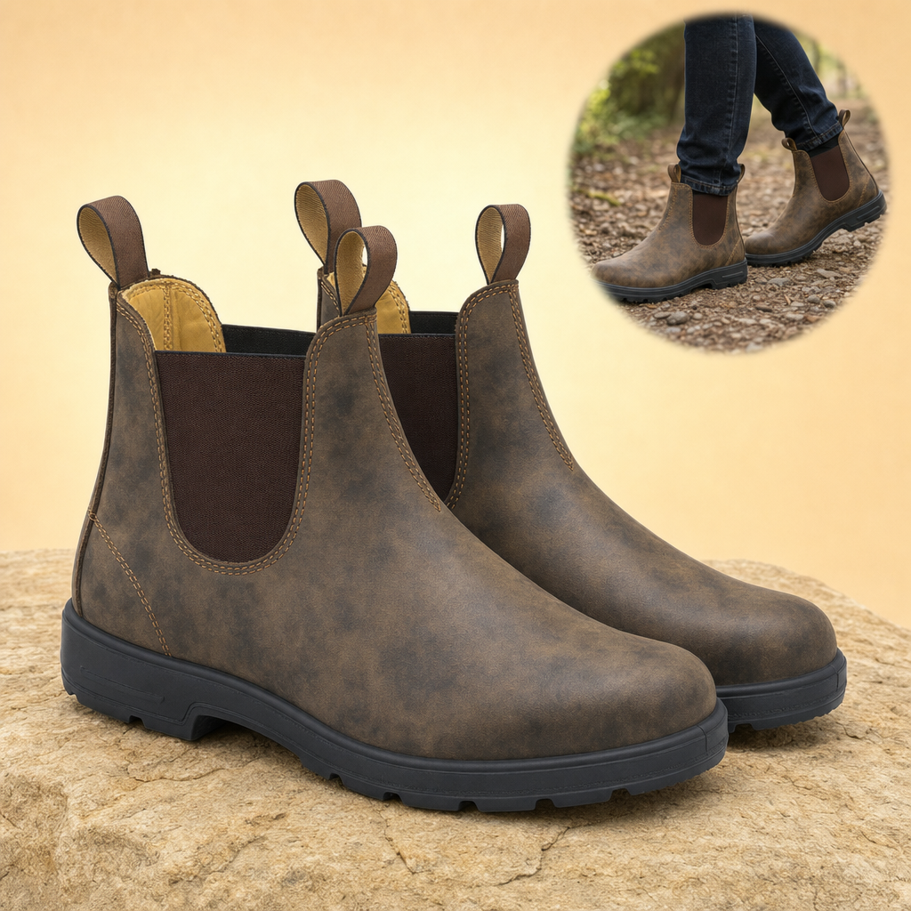 Stridora Chelsea boots brown