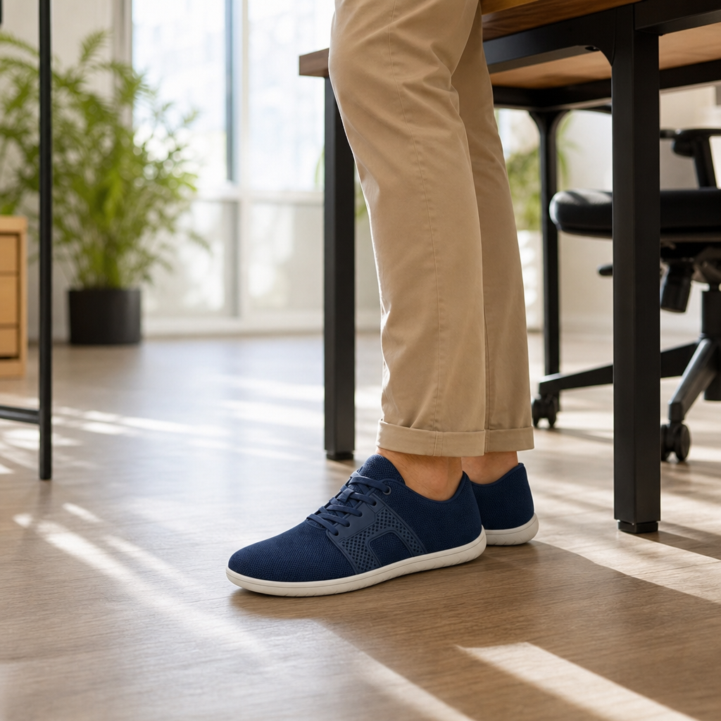 Stiff shoes, sore feet by the afternoon