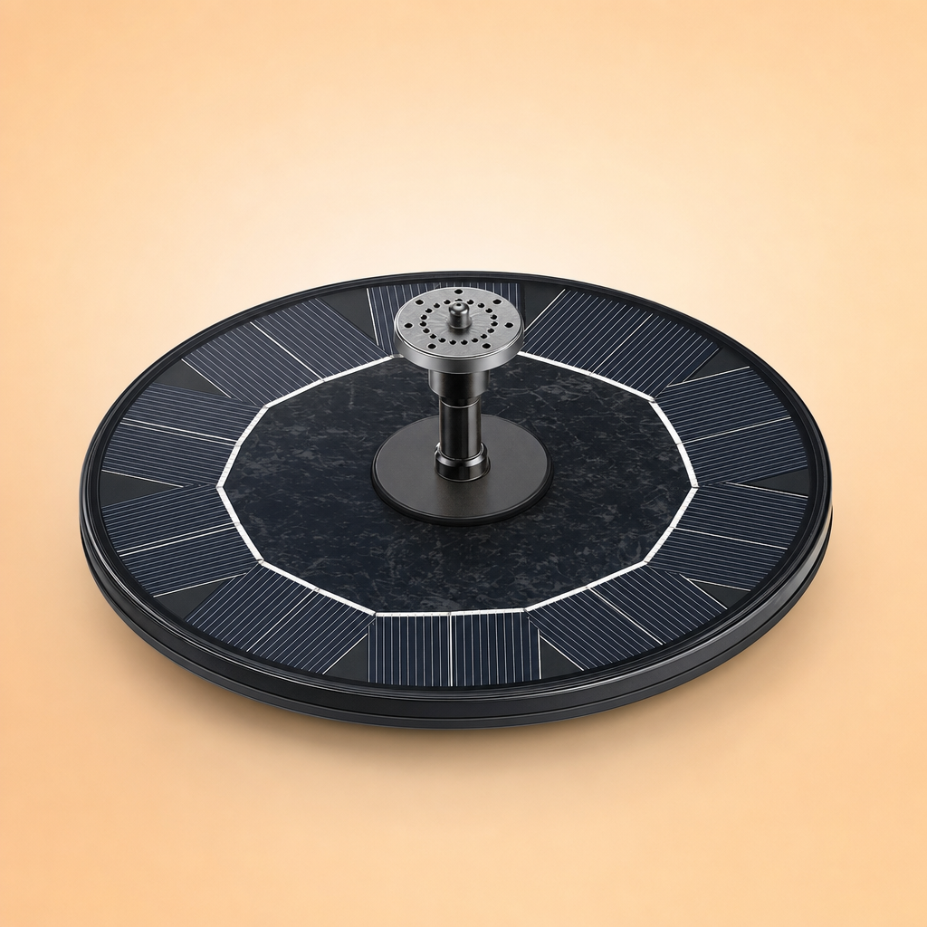 Rippla solar-powered floating water fountain
