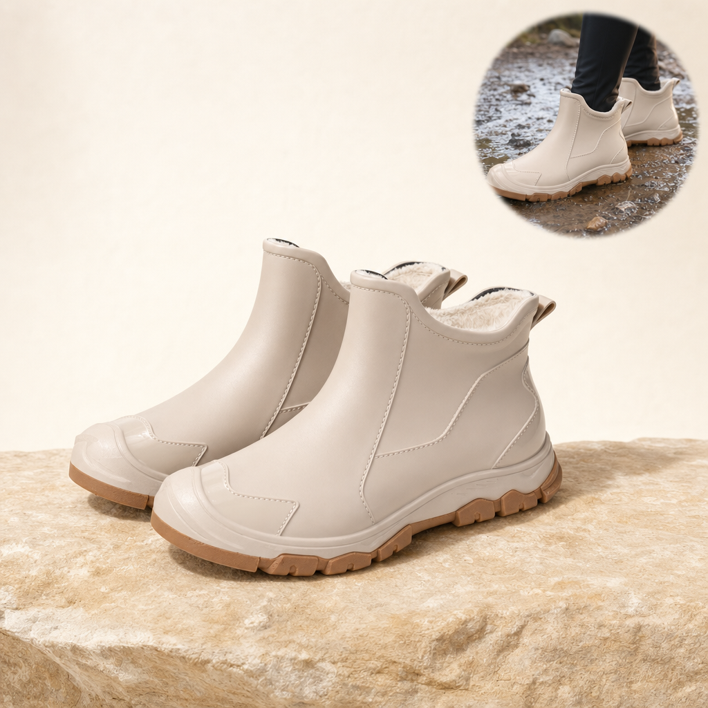 Fenwade rain boots in beige