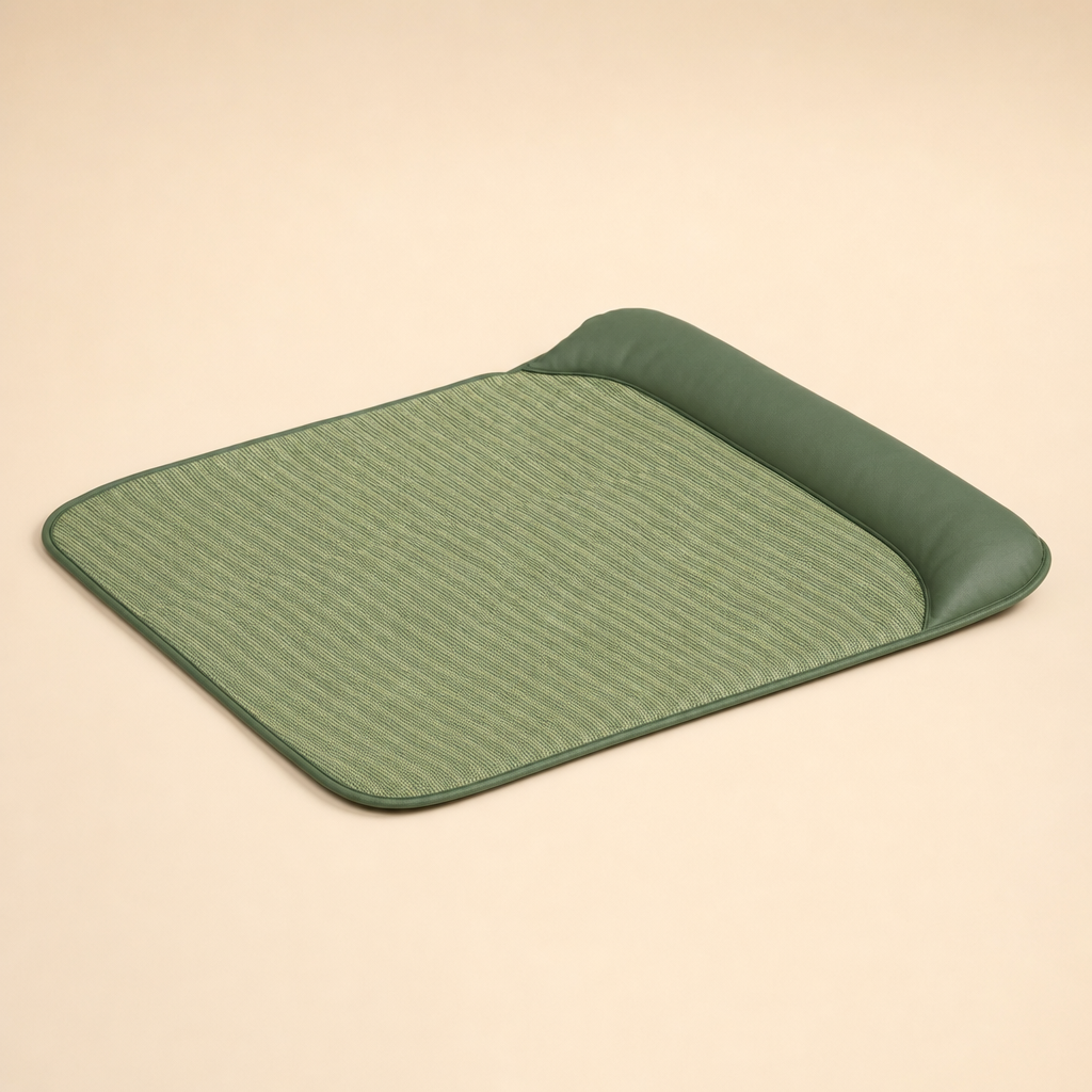Frostova breathable pet cooling mat with bolster