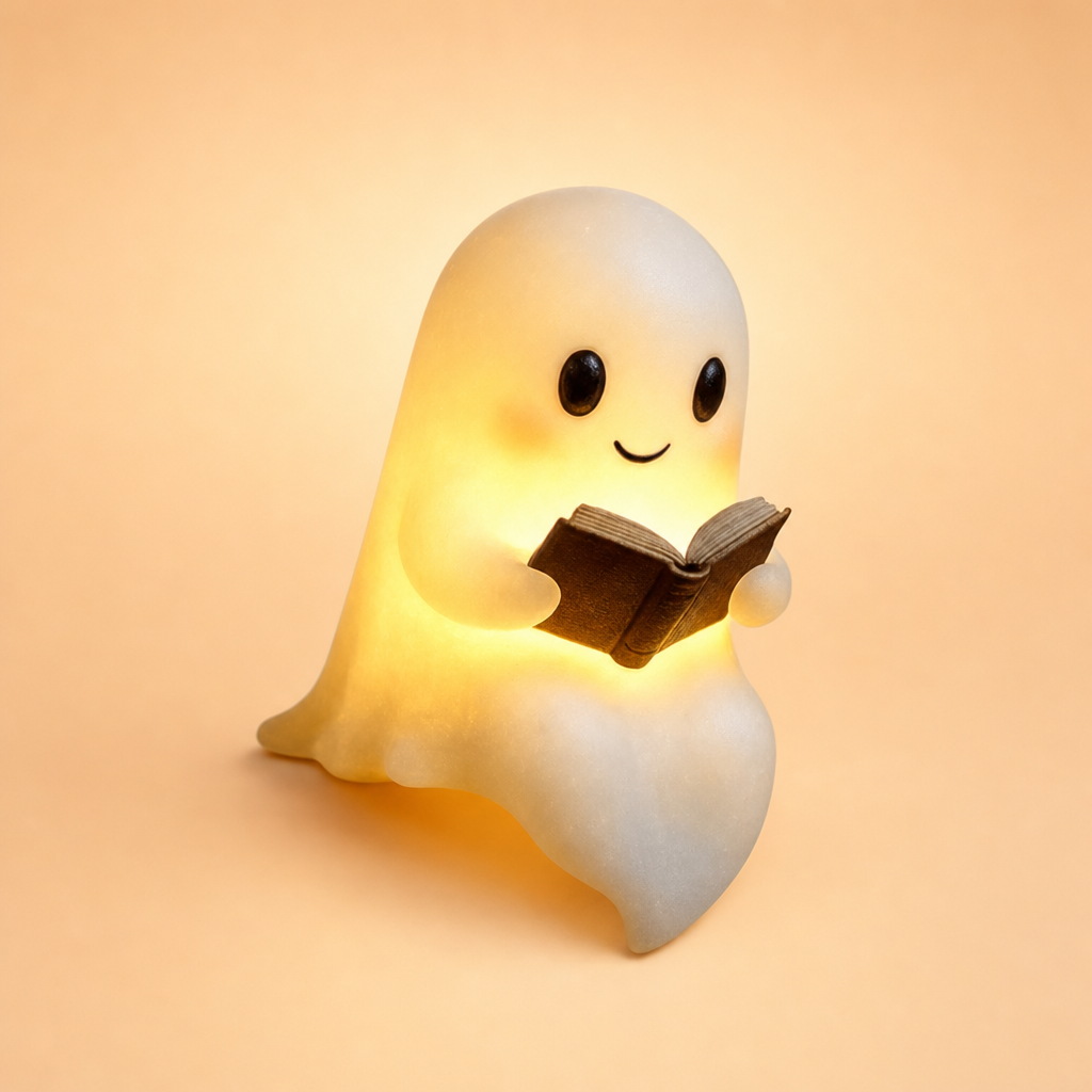 Boolura 3D ghost reading lamp