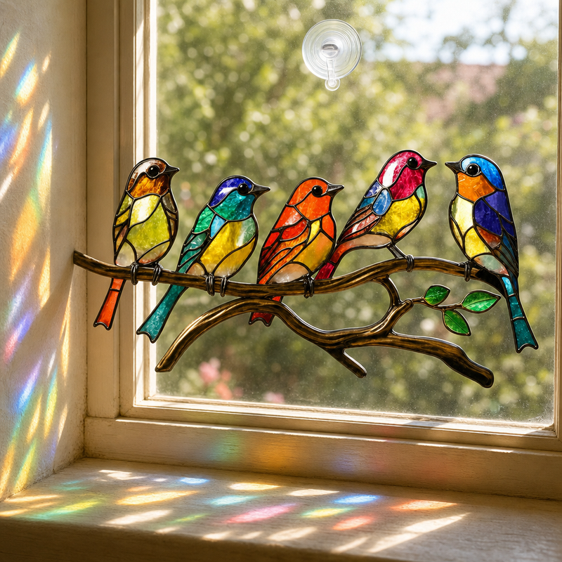 Catches the sunlight