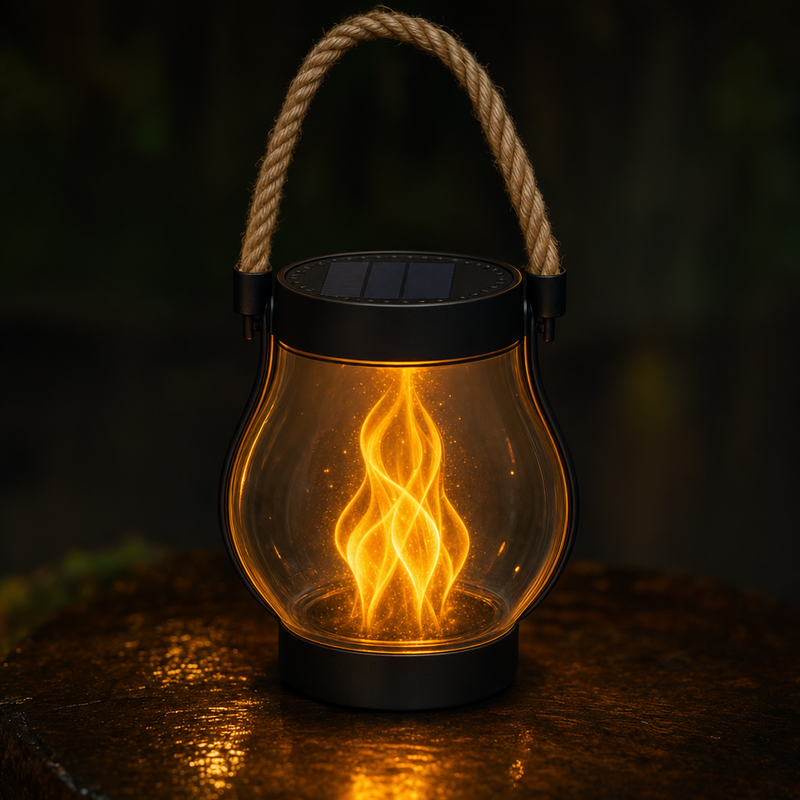 Warm flame glow
