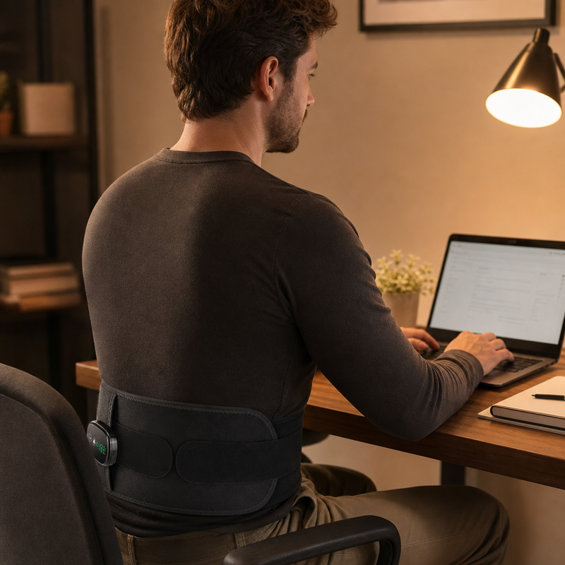 At your desk