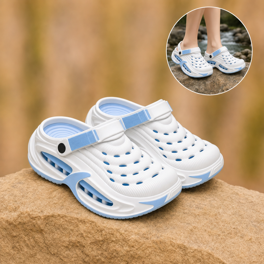 Cloudova clogs in white