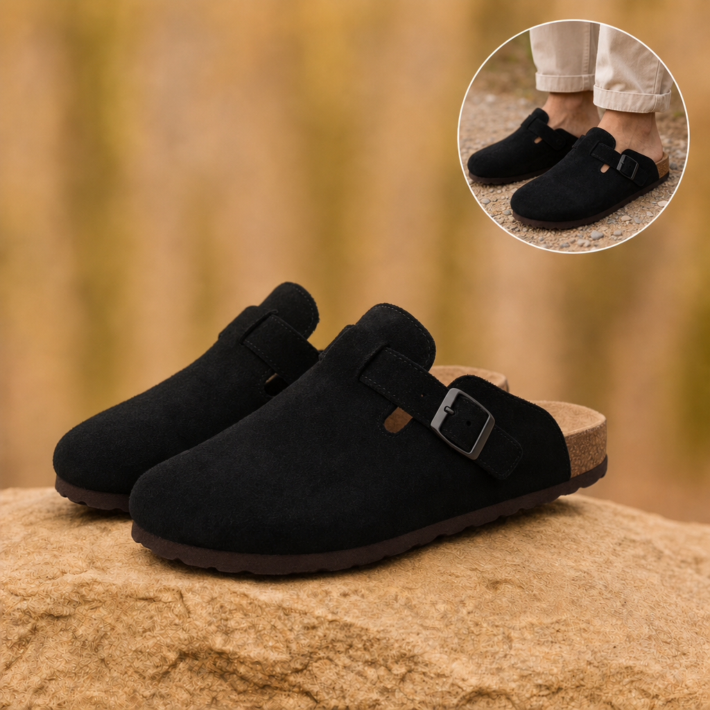 Suedova suede clogs in Black