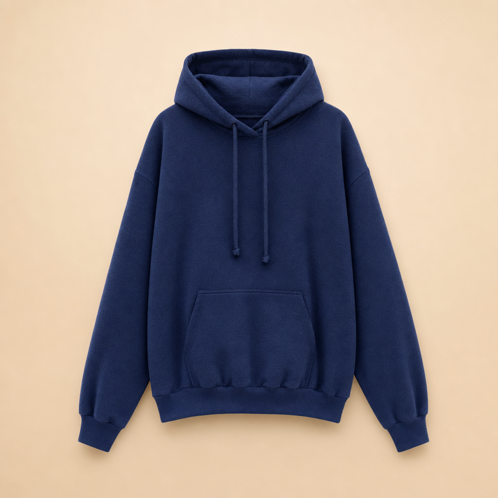 Hyggora women's warm hoodie in navy
