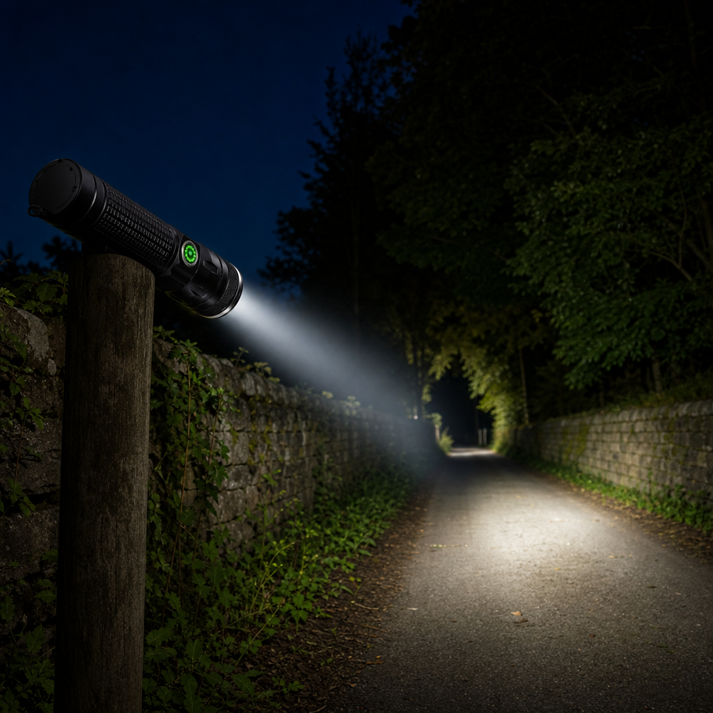 Zoom from flood to spotlight