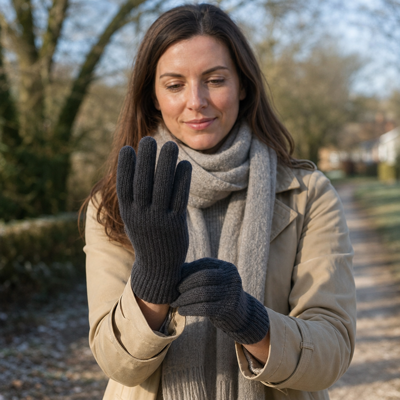 Soft wool knit