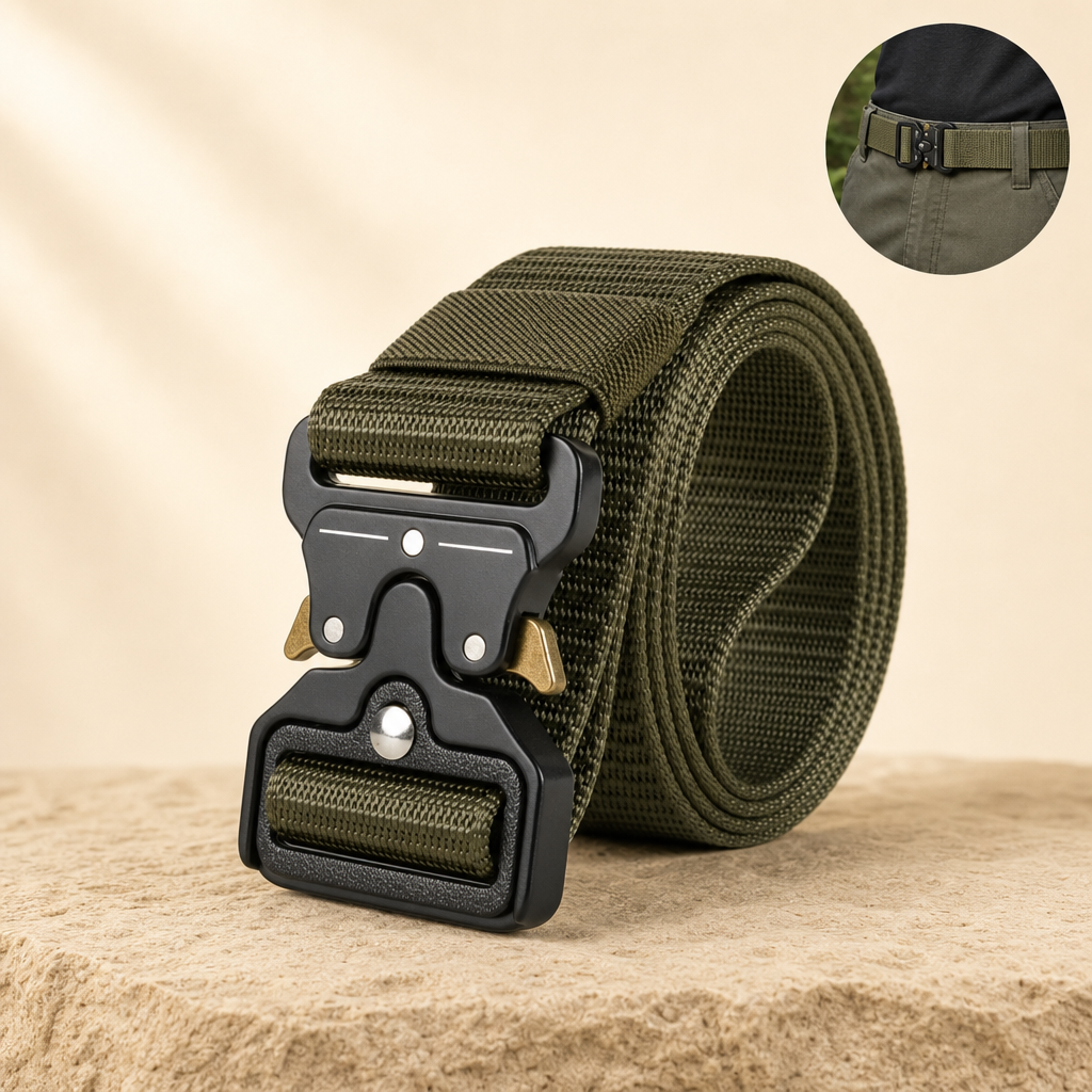 Olive green Beltix tactical web belt