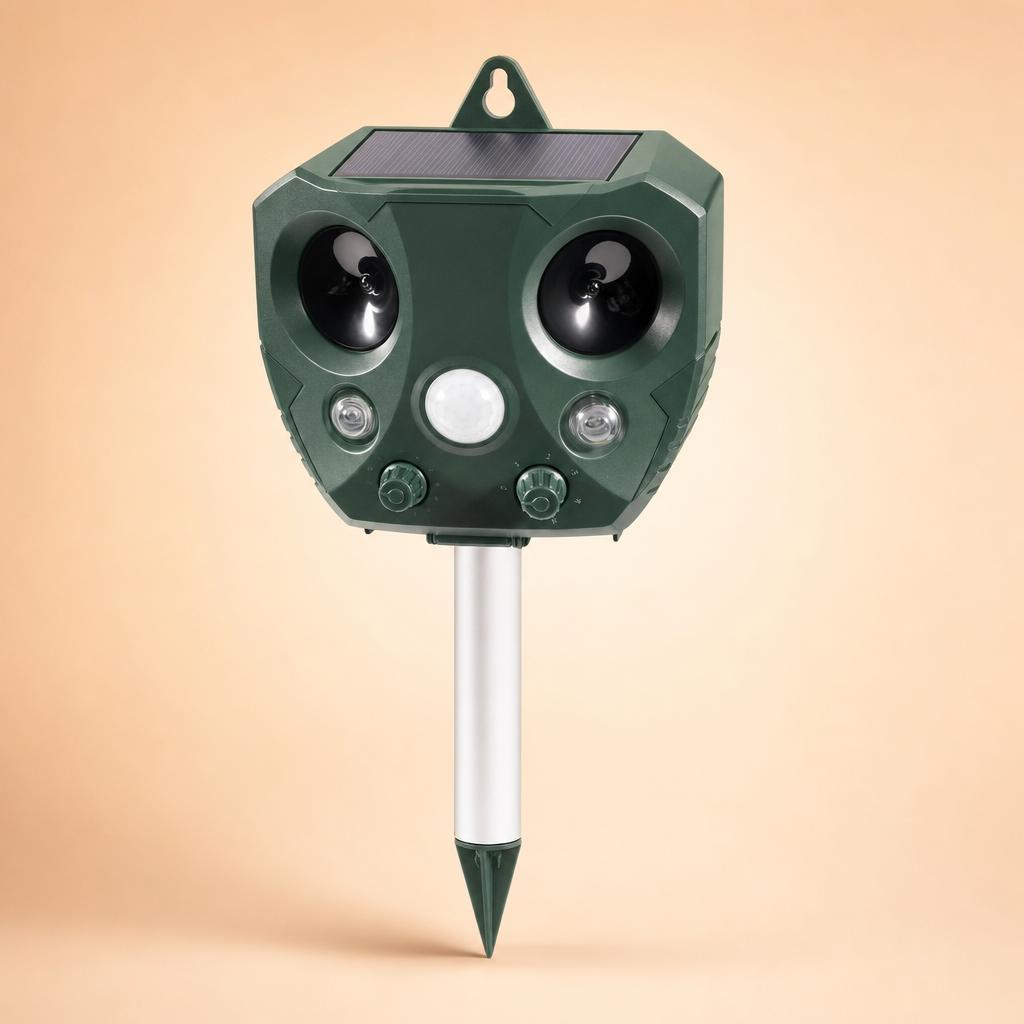 Sentora solar ultrasonic bird and pest repeller