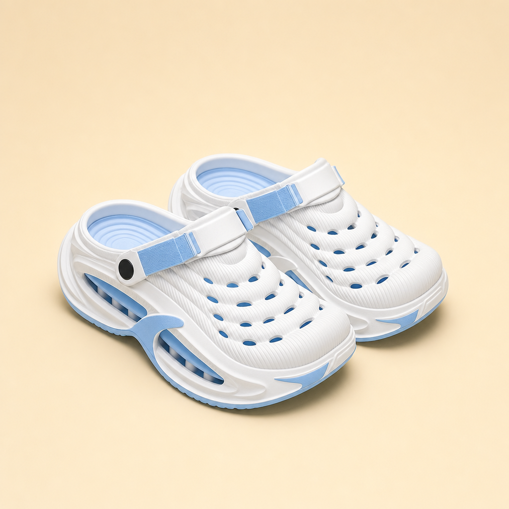 Cloudova air-cushion chunky clogs hero