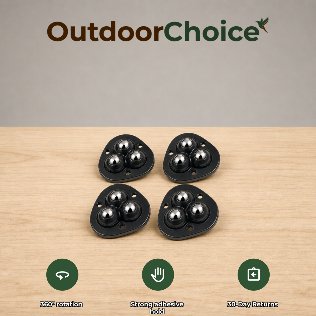 Movara by OutdoorChoice logo and badges card