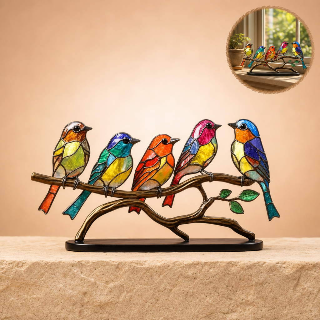 Aviora 5 birds - listing image with usage inset