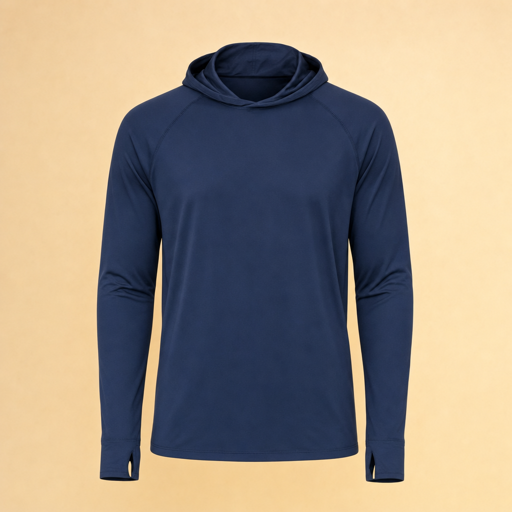 Solano men's UPF 50+ sun hoodie in Navy