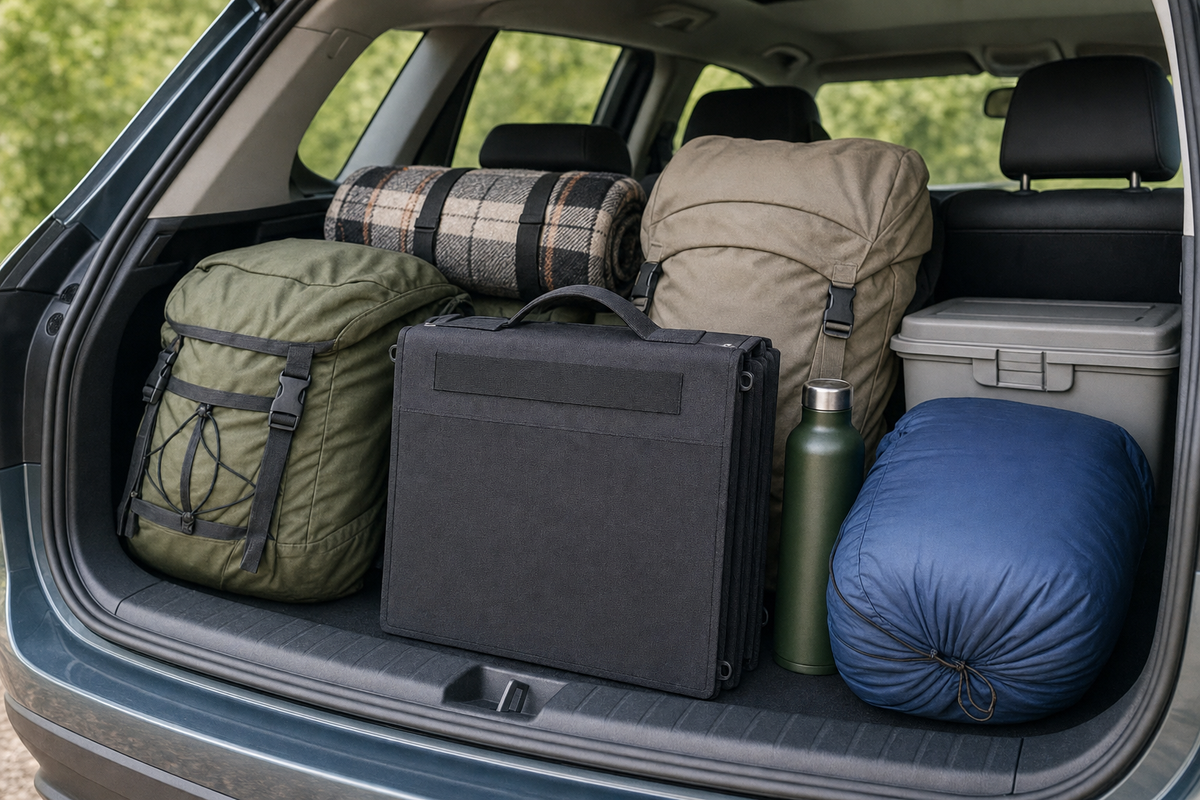 Folds flat and travels easy