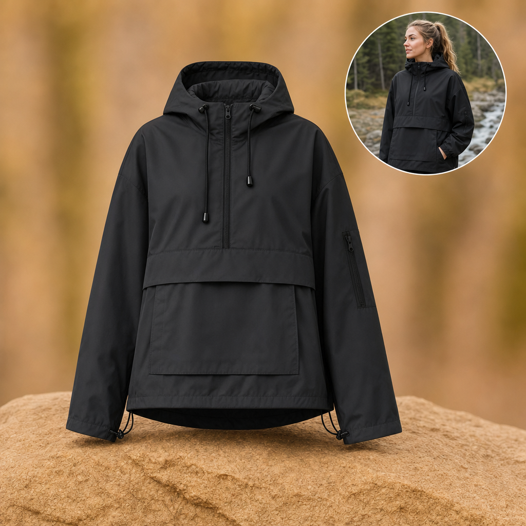 Rainova waterproof jacket in black