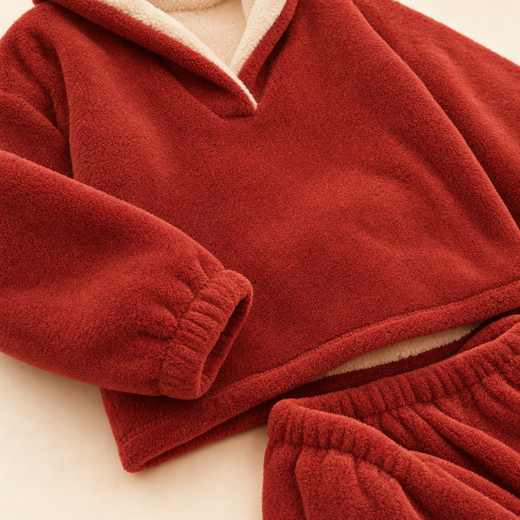 Slumora fleece set detail