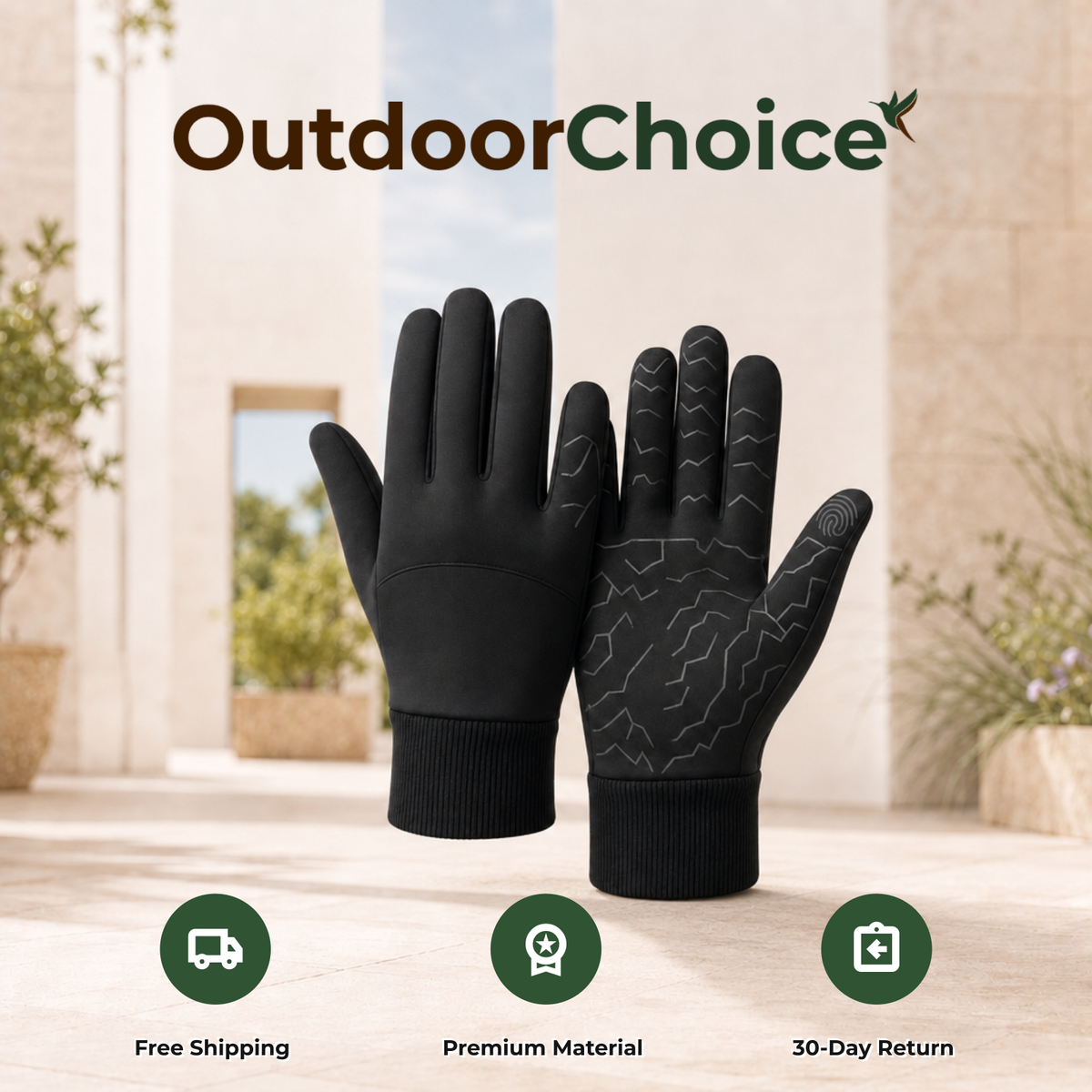 OutdoorChoice: free shipping, premium material, 30-day return