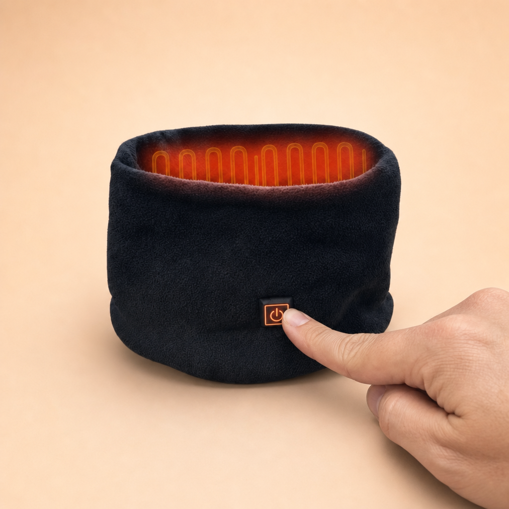 Three heat settings at the push of a button