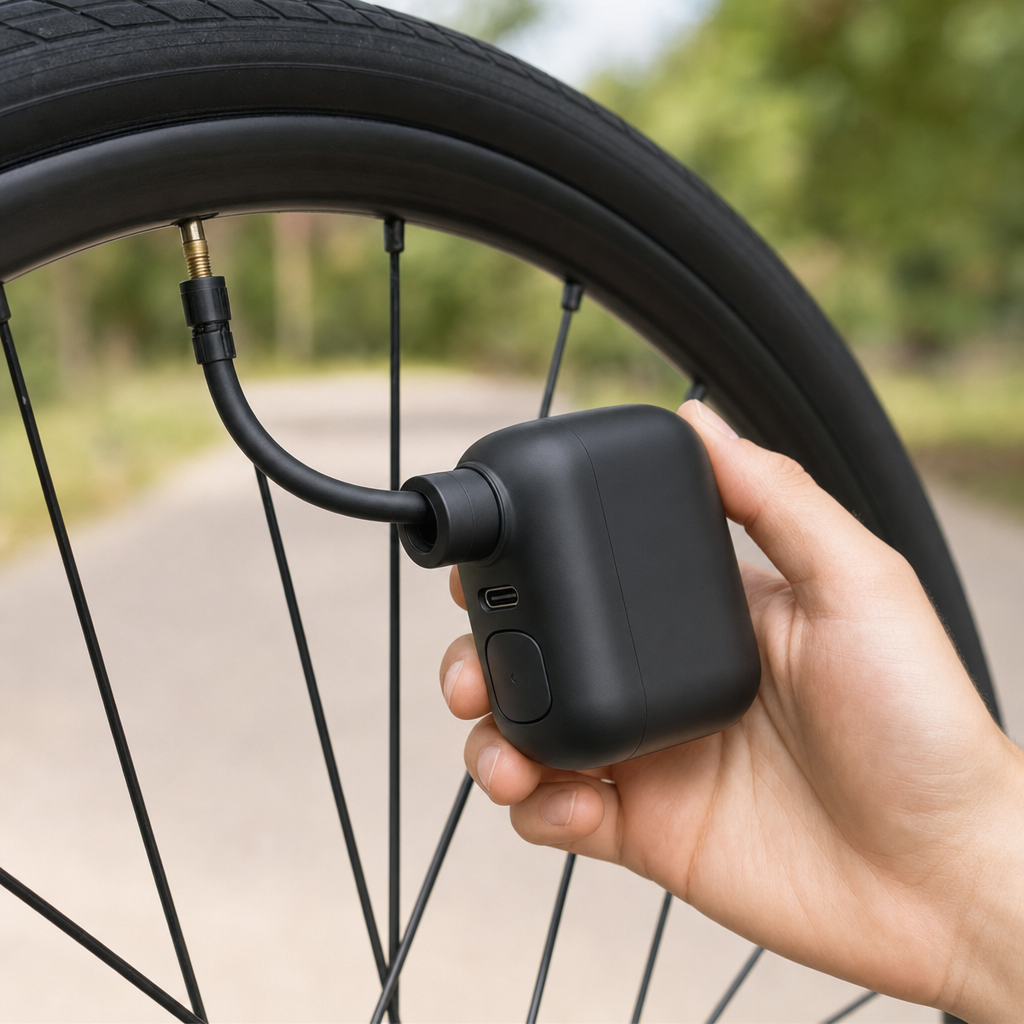 Airora mini bike pump detail view