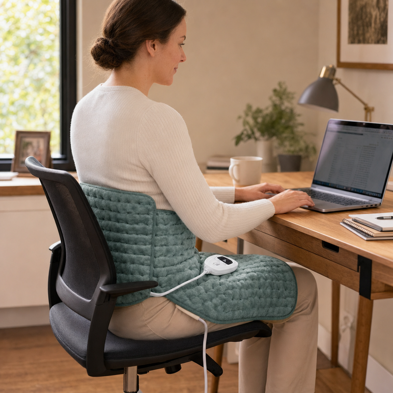 At your desk