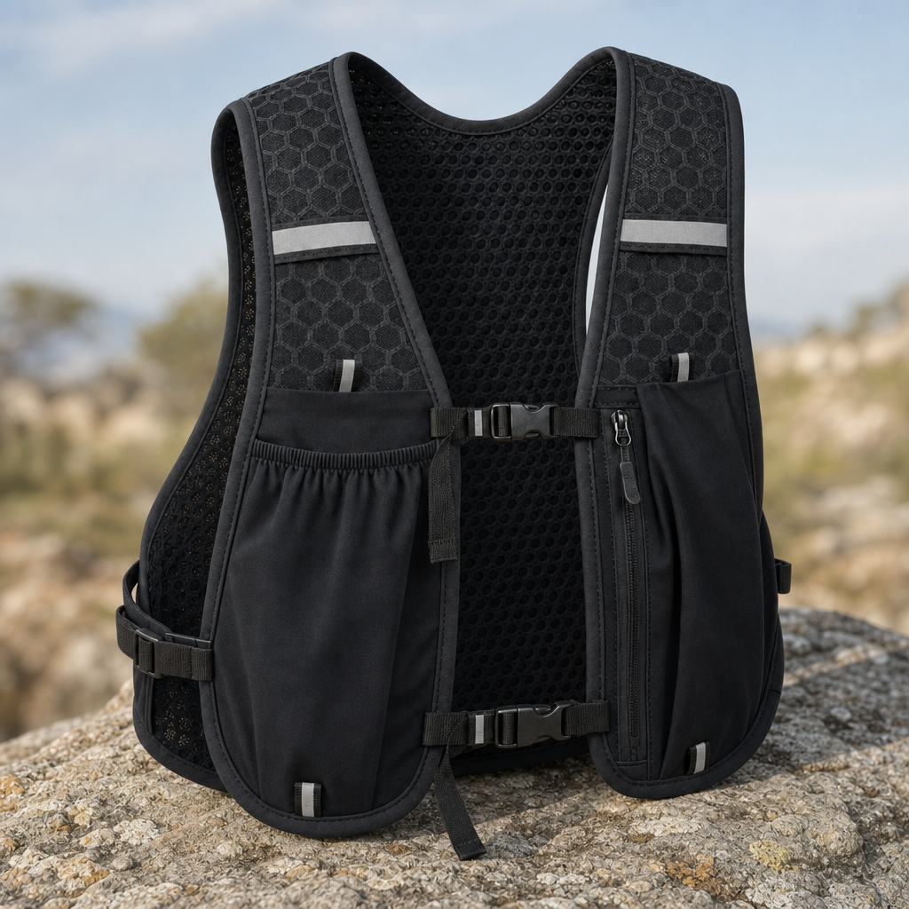 Ridgeva breathable mesh and zip pockets close-up
