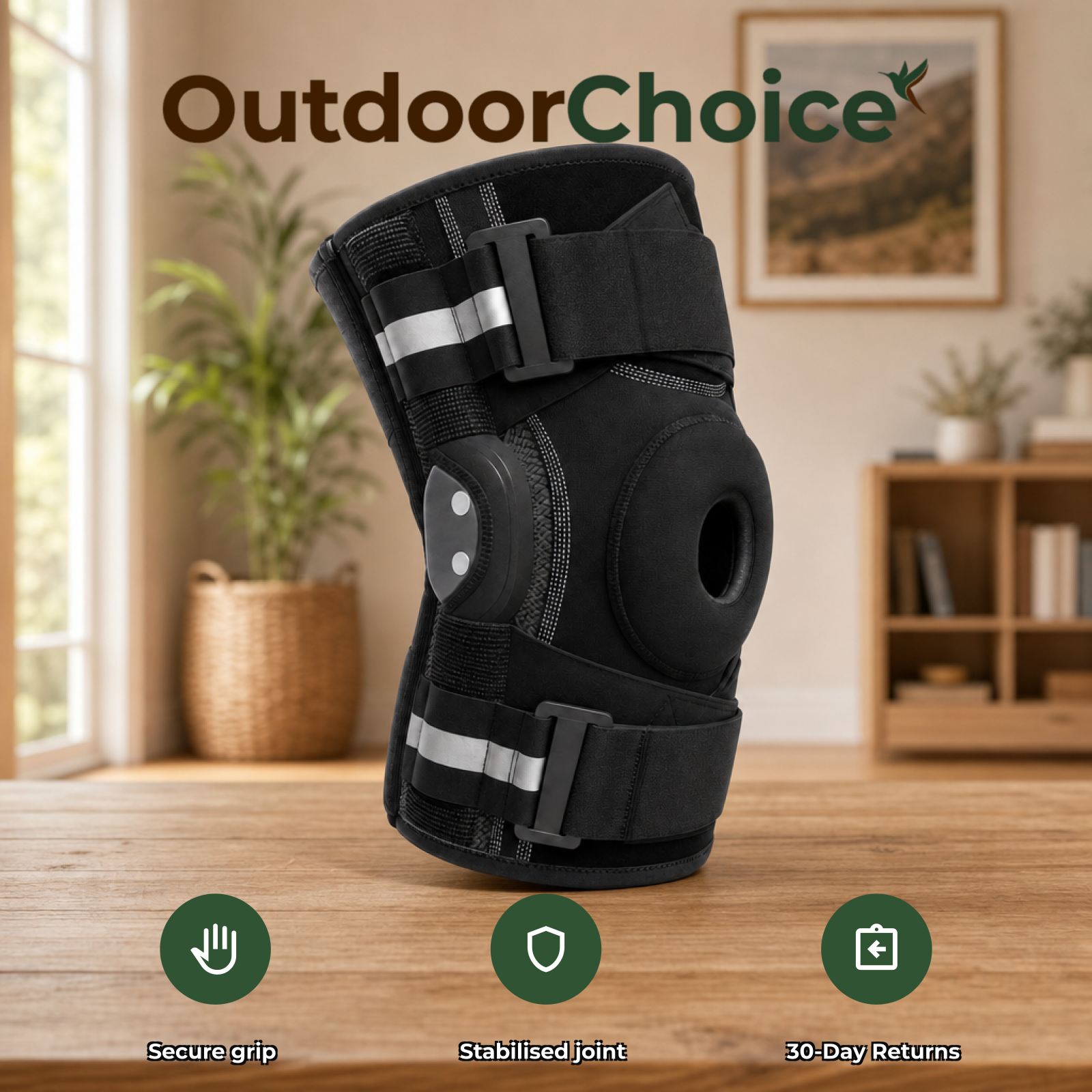 OutdoorChoice Steadora: secure grip, stabilised joint, 30-day returns