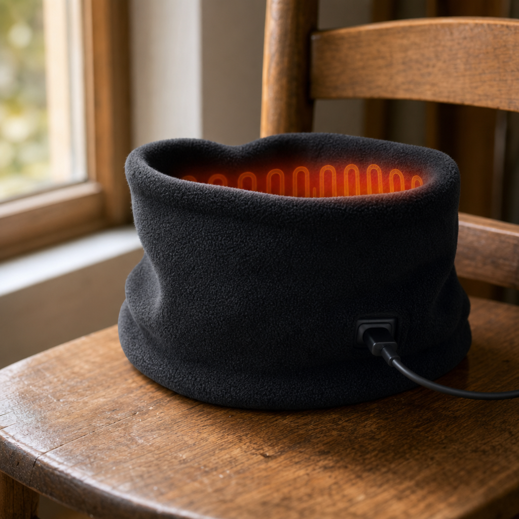 Snugora neck warmer fleece and USB cable